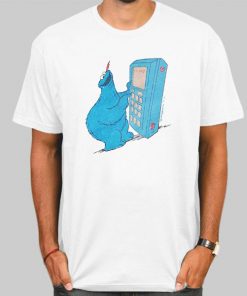 T Shirt White Funny Learn Math Cookie Monster