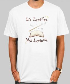 T Shirt White Harry Potter Its Not Leviosa
