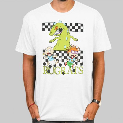 Vintage Nickelodeon Tommy and Chuckie Run Rugrats Shirt
