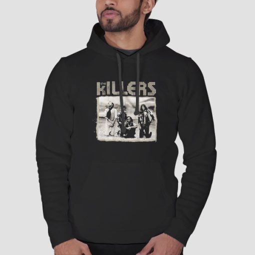 Hoodie Black Vintage 80s the Killers