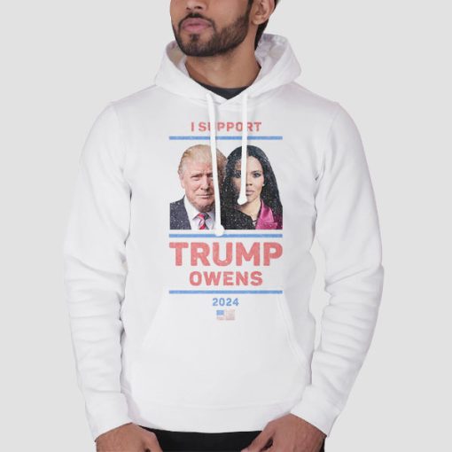 Hoodie White Candace Owens President 2024