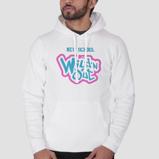 Hoodie White New School Fans Wild N out