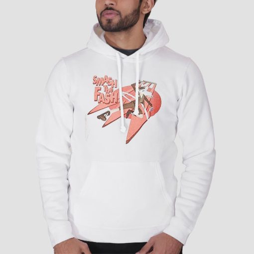 Hoodie White Smash the Fash Contrapoints Merch