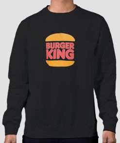 Sweatshirt Black Classic Logo Burger King