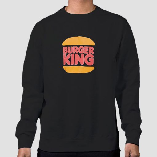 Sweatshirt Black Classic Logo Burger King