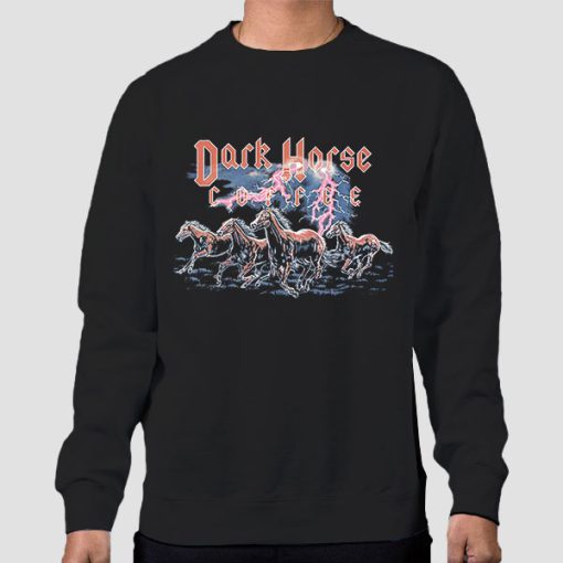 Sweatshirt Black Dark Horse Coffee Roasters Wild Horse