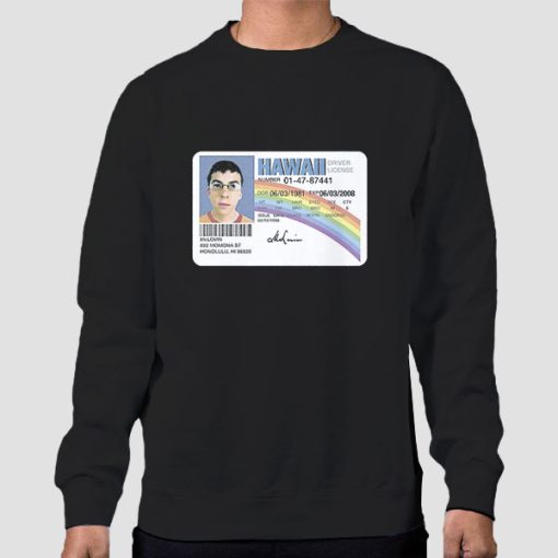 Sweatshirt Black Drive License Mclovin