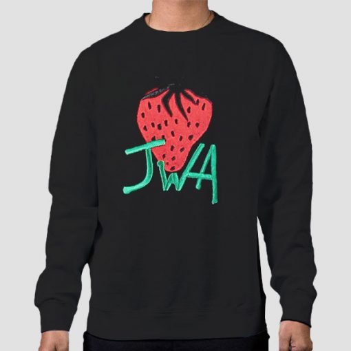 Sweatshirt Black Inspired Strawberry