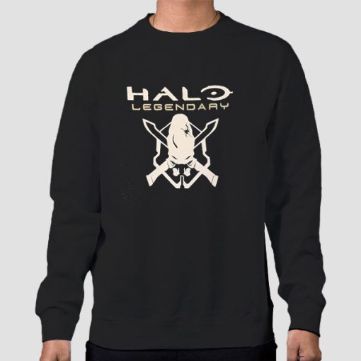 Sweatshirt Black Legendary Game Halo