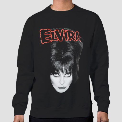 Sweatshirt Black Mistress of the Dark Elvira