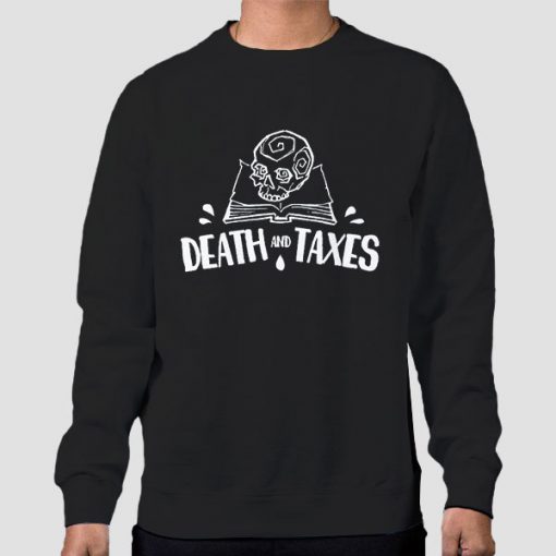 Sweatshirt Black Murder Beats Death and Taxes