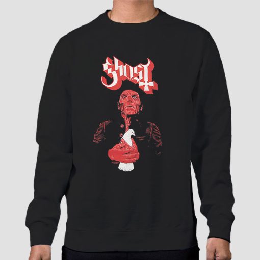 Sweatshirt Black Papa Emeritus Radiant Ghouls Ghost