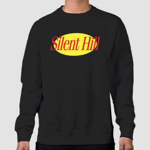 Sweatshirt Black Parody Seinfeld Silent Hill