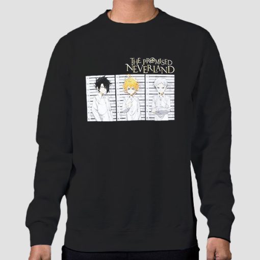 Sweatshirt Black Promised Neverland Merch