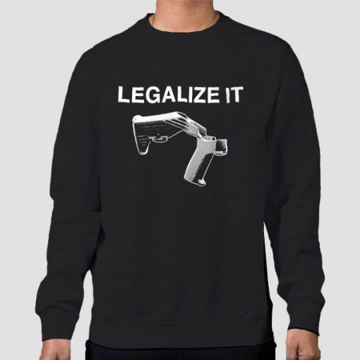 Sweatshirt Black Superior Defense Legalize It