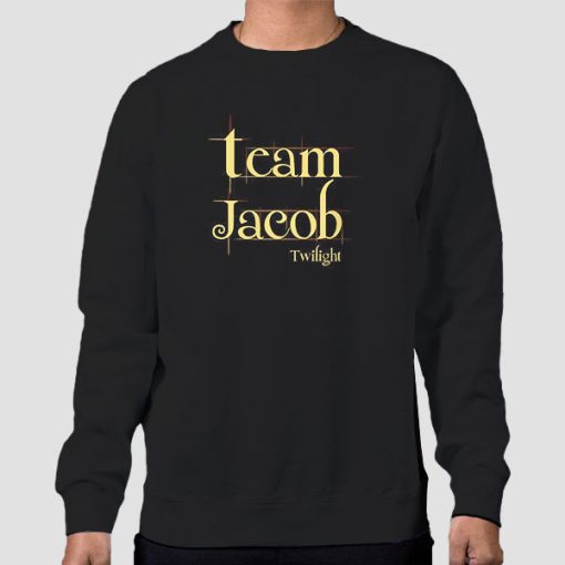 Sweatshirt Black Twilight Team Jacob