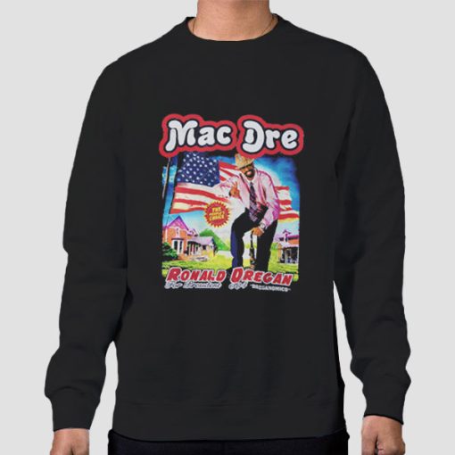 Sweatshirt Black Vintage Hip Hop Mac Dre