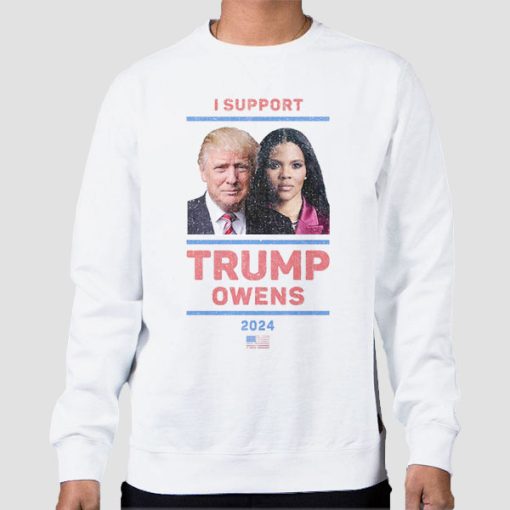 Sweatshirt White Candace Owens President 2024