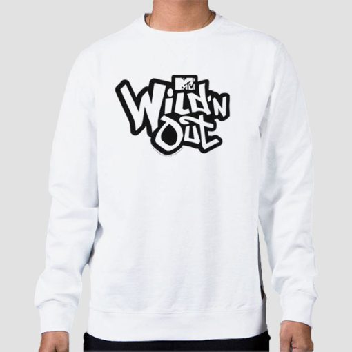 Sweatshirt White Nick Cannon Wild N out