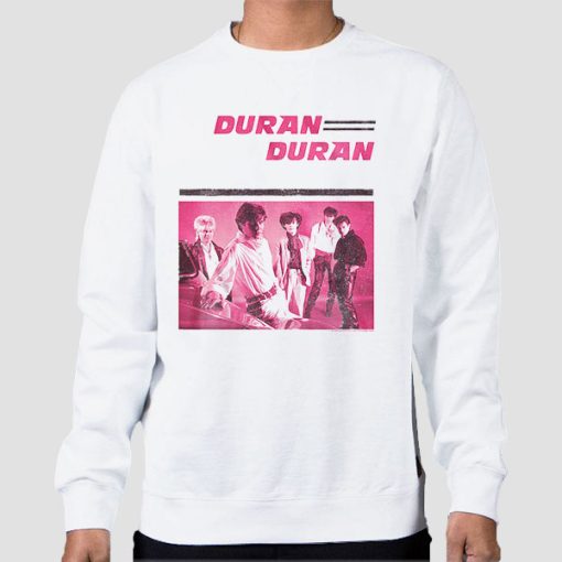 Sweatshirt White Paradise Garage Duran Duran