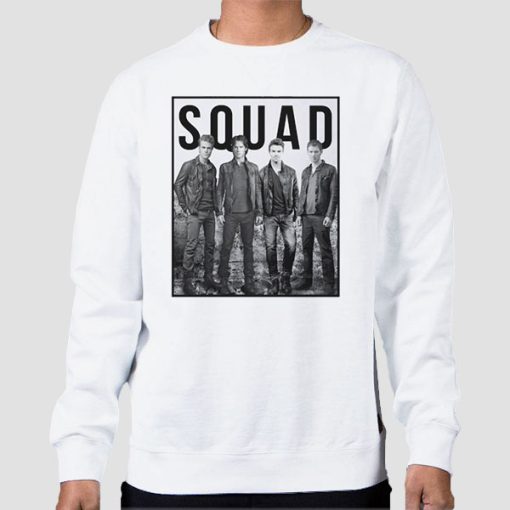 Sweatshirt White Squad Vampire Diaries