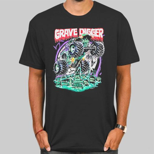 Graveyard Monster Truck Grave Digger Shirt