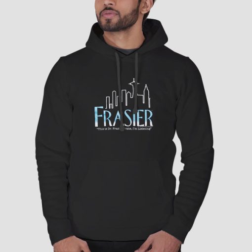 Hoodie Black Frasier Merchandise Quotes