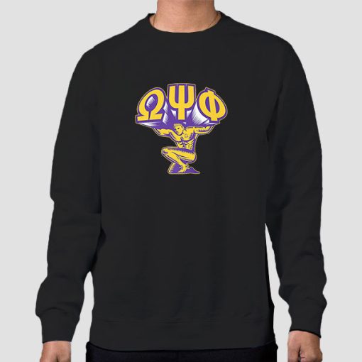 Sweatshirt Black Fraternity Omega Psi Phi