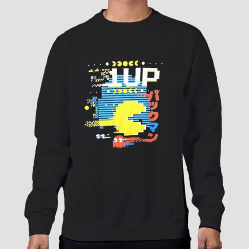 Pacman Parody Gaming 1up Sweatshirt