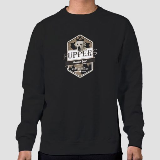 Sweatshirt Black Puppers Letterkenny