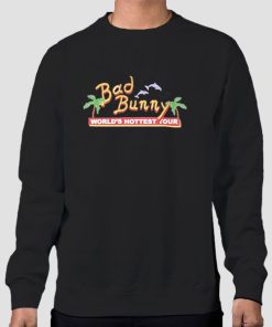 Sweatshirt Black Tour Merch 2022 Bad Bunny
