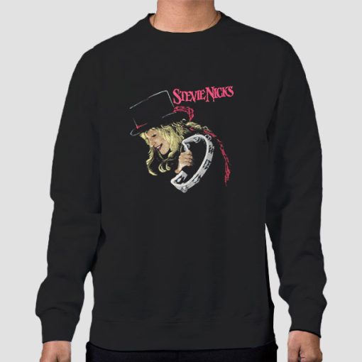 Sweatshirt Black Vintage 90s Stevie Nicks