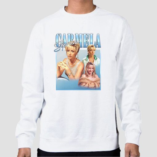 Sweatshirt White Bootleg 90s Carmela Soprano