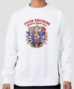 Sweatshirt White Country Squire Run Tyler Childers