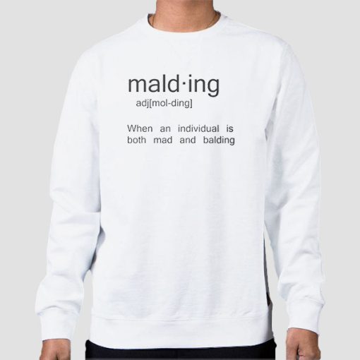 Sweatshirt White Define Malding Twitch Meme Forsen Hasan Xqc