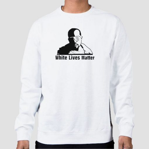 Sweatshirt White Kanye West White Lives Matter