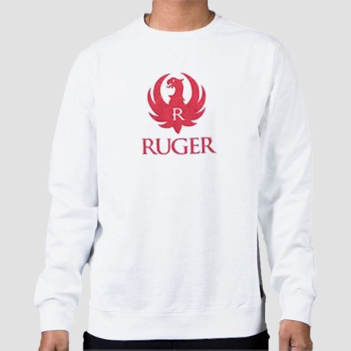 Sweatshirt White Vintage Logo Ruger