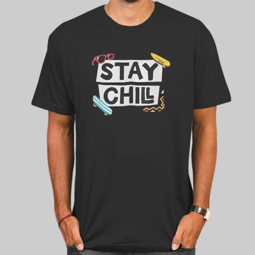 T Shirt Black Aesthetic Stay Chill
