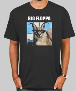 Big Floppa Meme Cat Shirt