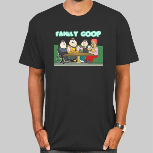 T Shirt Black Poster Cartoon Family Goop