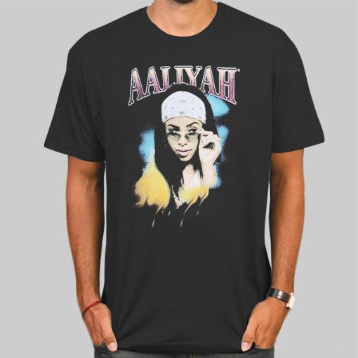 Rare Aaliyah Brushes Bootleg Shirt