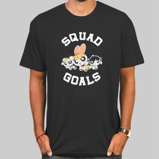 T Shirt Black Squad Goals Powerpuff Girls