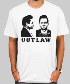 Outlaw Mugshot Johnny Cash Shirt