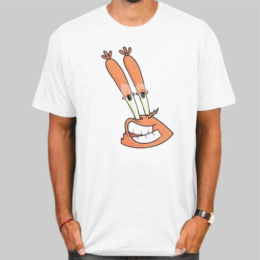 Spongebob Merch Mr Krabs Face Shirt