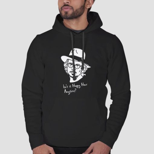 Hoodie Black Funny Quotes Johnny Depp
