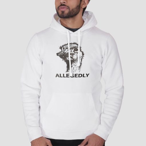Hoodie White Funny Head Letterkenny Allegedly