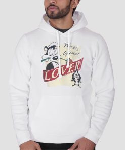 Hoodie White Funny Pepe Le Pew
