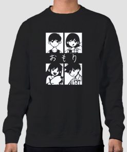 Sweatshirt Black Anime Japanese Omori