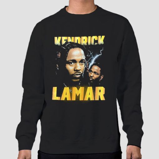 Sweatshirt Black Bootleg Tour Merch Kendrick Lamar