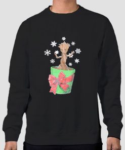 Christmas Galaxy Greeting Groot Sweatshirt